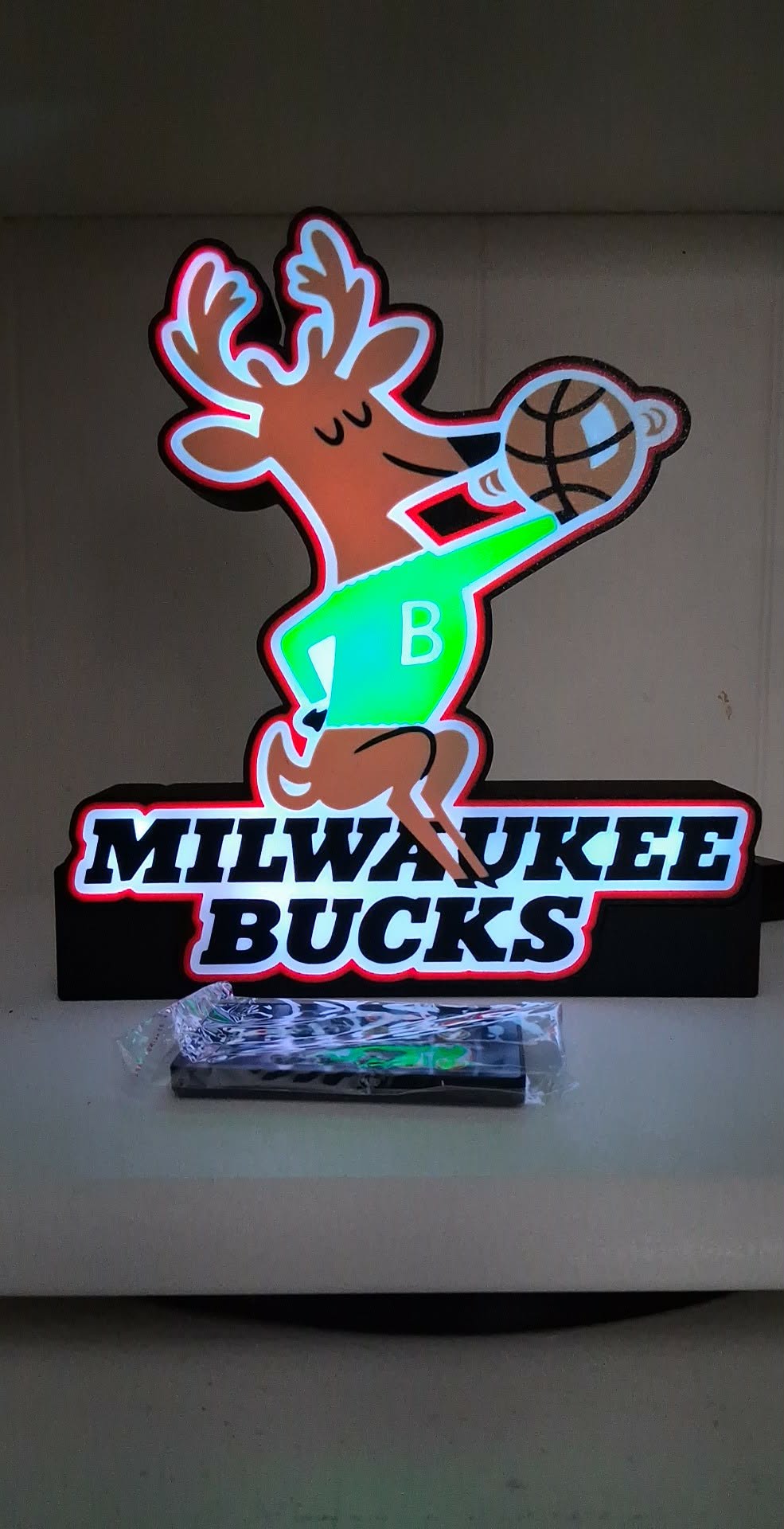 Bucks Retro LED light box – custom 3D printed – Lit Layer Creations